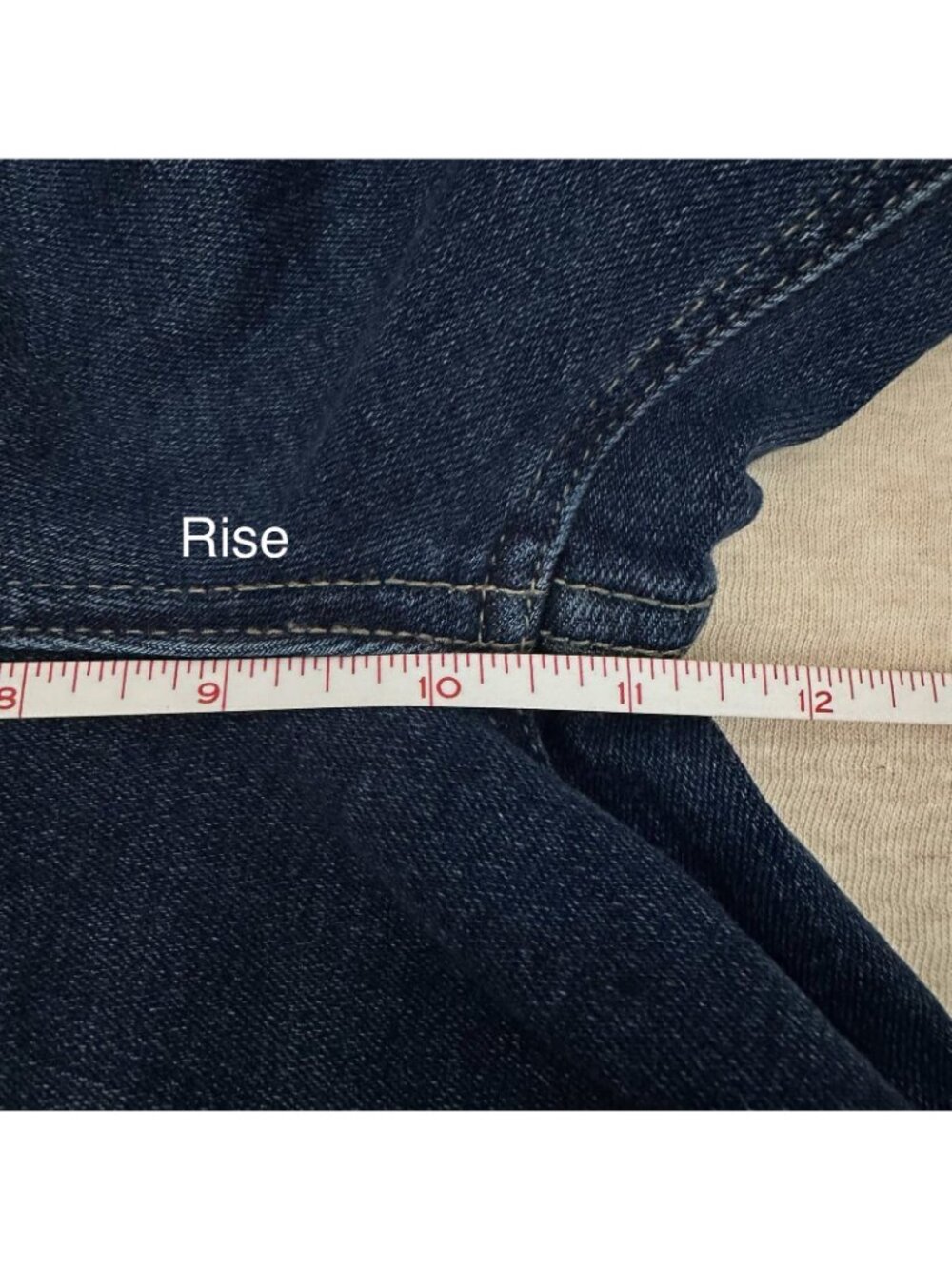 Mica Women’s Size 27 US Wide Leg Jeans High Rise Stretch Dark Wash Denim - Picture 6 of 11